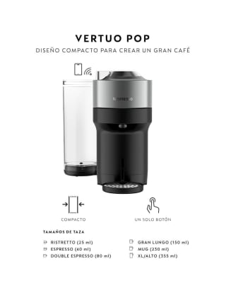 Nespresso Onpack Mornings Vertuo Pop Deluxe por $2,095.80 en Liverpool