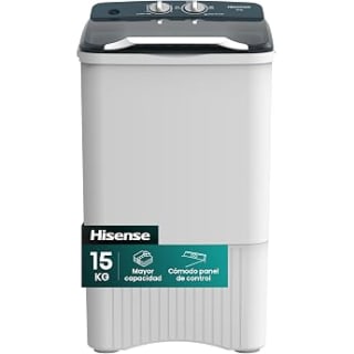 Hisense WSA1102PCN1 lavadora doble tina 11 kg por $2,990 en Amazon