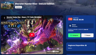 Monster Hunter Rise - Deluxe Edition por $35 en Nuuvem