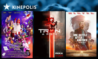 1sticket + popcorn of familieticket bij Kinepolis Haarlem voor €11,95 via Social Deal