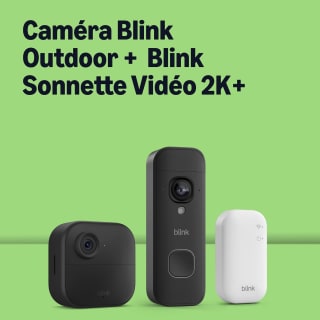 Caméra Blink Outdoor 4 avec Sonnette vidéo 2K+ pour 24,99€ chez Amazon