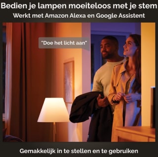 Philips Hue White & Color Ambiance starterkit (3× E27) voor €114,39 bij Bol