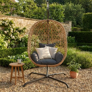 Farringdon Hanging Chair Natural (£84.99 w/ signup code)