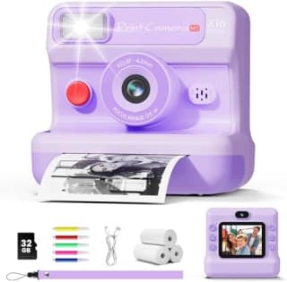 CalineGam Appareil Photo Instantané Enfant 2,4" 1080P pour 36,79€ chez Amazon