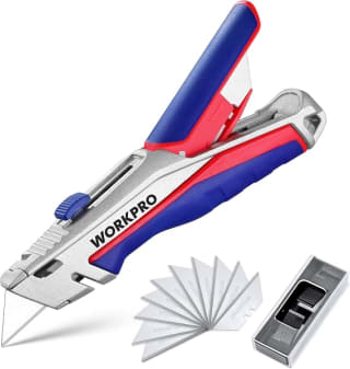 WORKPRO Cutter professionnel (alliage de zinc, 15 lames) pour 8,49€ chez Amazon