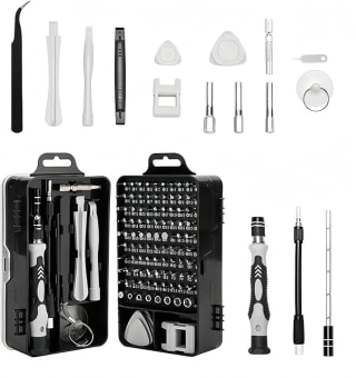 Juego de destornilladores de precisión de 115 piezas por 1,15€