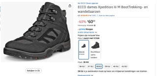 Ecco Xpedition III Wandelschoenen voor €60 bij Amazon