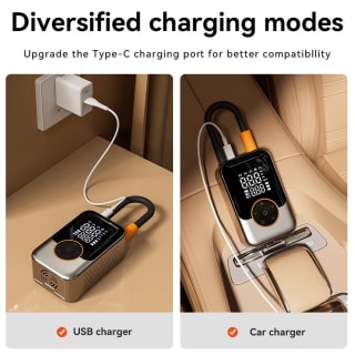 Mini compresseur d'air sans fil pour pneus pour 6,22€
