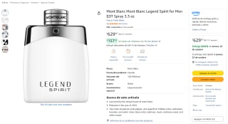Mont Blanc Legend Spirit 100ml por $629 en Amazon