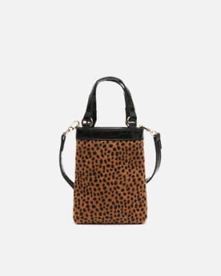 Bolso de mano pequeño animal print por 6€