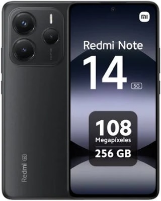 Xiaomi Redmi Note 14 5G negro medianoche por 211,65€