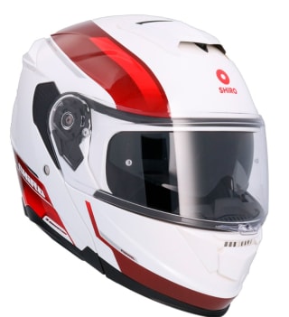 Casco Modular Shiro FF950 Discover royal rojo y blanco por 79€