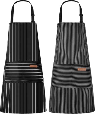 Candcamp 2 Pack Unisex Bib Apron with Pockets for £3.66 at Amazon