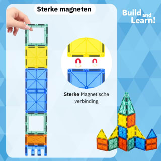 MagniClicks Magnetic Tiles 35 stuks voor €9,95 bij Bol