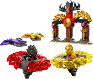 LEGO NINJAGO Spinjitzu drakenstrijdpakket met 2 Minifiguren voor €12,75 bij Bol