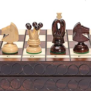 Jeu d'échecs grand modèle (pièces en sycomore) pour 59,99€ via vendeur tiers