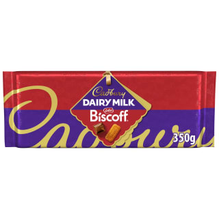 Cadbury Dairy Milk Biscoff 350G for £2.50 at Tesco