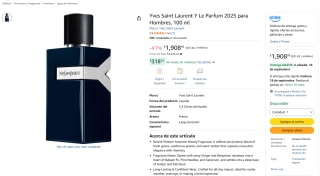 Yves Saint Laurent Y Le Parfum 100ml por $1,909 en Amazon