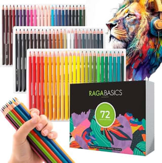 RagaBasics, 72 lápices de colores profesionales por $199 en Amazon