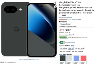 Google Pixel 10a (128 GB) voor €398,90 bij Amazon