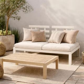 Stalen palletbank - crème-wit 83,5 x 120 x 70 cm |voor €59,95 bij de Action