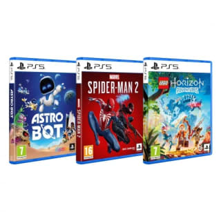 Pack 3: Astro Bot, Marvel´s: Spider-man 2 y Lego: Horizon Adventures PS5 por 49.99€