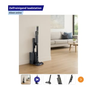 Tristar draadloze stofzuiger met zelfreinigend oplaadstation voor 89,95 euro