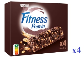 4 x Barrita Nestlé Fitness chocolate y proteína sin azúcares añadidos 4x20 g por 4.6€