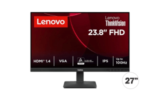 Lenovo 24" ThinkVision S24-4e voor €59,95 bij iBOOD