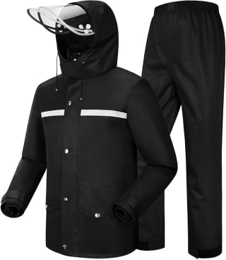 Kit Impermeable para Lluvia Chaqueta y Pantalón por $400 | Amazon