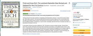 Think and Grow Rich voor €6,59 bij Amazon