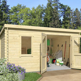 Abri de jardin Klikstrom Linda (34 mm) à 1.199,90€ chez Castorama