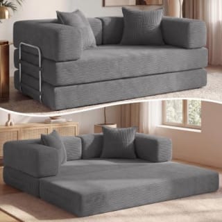 Vipbear Sofá Cama Pana 160×90×70 cm por 263,68€ en Amazon