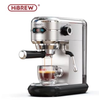Cafetera HiBREW Cafetera 20 Bar Inox semiautomática por 61.39€