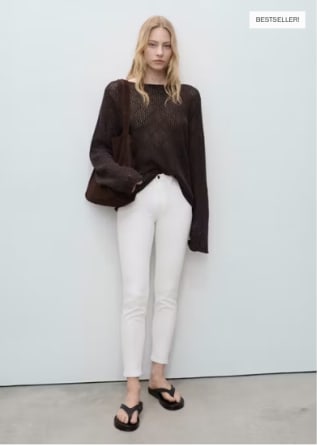 Mango Mid-rise skinny jeans voor €9,99