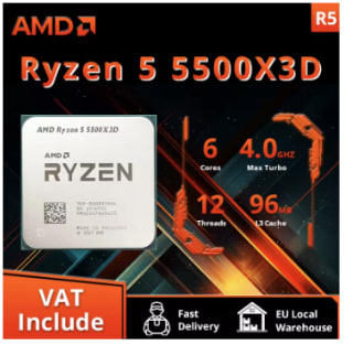 AMD Ryzen 5 5500X 3D voor €133,38 dmv code bij AliExpress