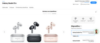 Audífonos Samsung Buds 4 Pro por $2,849