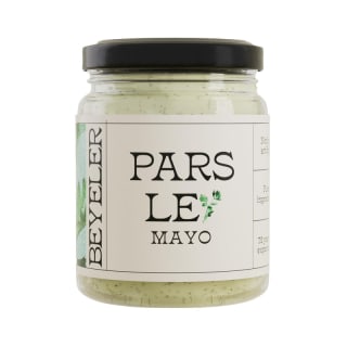BEYELER mayonesa gourmet perejil 250ml por 0,99€.