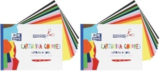 Bloc de Cartulinas de Colores Oxford (paquete de 2) por 4€ en Amazon