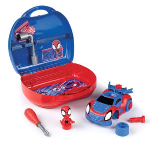 Smoby Spidey Maletín de Herramientas y Coche por 15€.