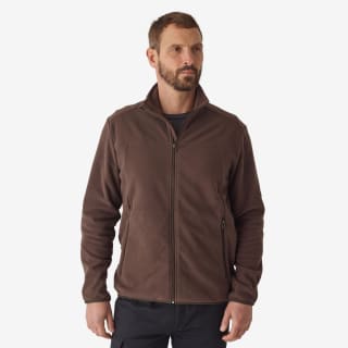 Chamarra polar de caza café para adulto Solognac 100 por $199 en Decathlon