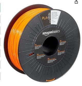 Amazon Basics Filamento impresora 3D ácido poliláctico PLA 1.75 mm 1 kg por 14.39€
