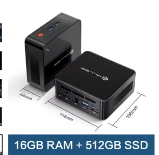 MLLSE G1 Mini PC AMD Ryzen5 5500U voor €184,40 dmv code bij ALiexpress