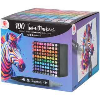 DécoTime twinmarkers (100 stuks) voor €14,95 bij Action