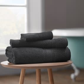 Zero Twist Terry Reverse Towel from £0.37 at Dunelm