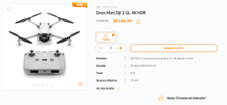 DJI Mavic Mini 3 4K 38min por $5,144 | RadioShack