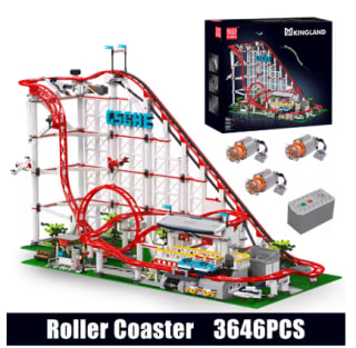 Mold King Achtbaan bouw set voor €83,88 dmv code bij Aliexpress