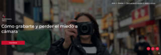 Curso Cómo Grabarte y Perder el Miedo a la Cámara Gratis en Canon Creators