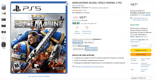 Warhammer 40K Space Marine 2 PS5 por $438 | Ahorro Amazon