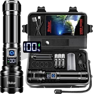 Blukar Rechargeable Torch 5000mAh, IP67 for £16.99